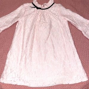 Janie and jack pink lace dress size 3